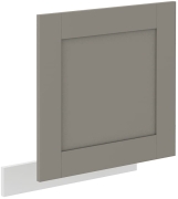 Przejdź do produktu Front do zabudowy zmywarki ZM 570x596 jasny szary/biały mat LUNEA CLAYGREY/WH