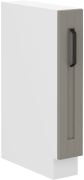 Przejdź do produktu Szafka kuchenna dolna 15 D CARGO BB jasny szary mat/biały mat LUNEA CLAYGREY/WH