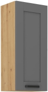 Przejdź do produktu Szafka kuchenna górna 40 G-90 1F ciemny szary mat/ dąb artisan LUNEA DUSTGREY/AR
