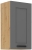 Szafka kuchenna górna 40 G-72 1F ciemny szary mat/ dąb artisan LAURA DUSTGREY/AR