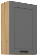 Przejdź do produktu Szafka kuchenna górna 60 G-90 1F ciemny szary mat / dąb artisan LUNEA DUSTGREY/AR