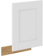 Przejdź do produktu Front do zabudowy zmywarki ZM 570x446 biały mat/dab artisan LUNEA WH/AR