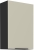 Szafka kuchenna górna 60 G-90 1F kaszmir/czarny mat ARMONA