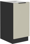 Przejdź do produktu Szafka kuchenna dolna 40 D 1F BB kaszmir/czarny mat ARRONA