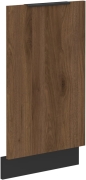 Przejdź do produktu Front do zabudowy zmywarki ZM 713x446 orzech okapi/czarny mat MONZANA