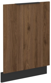 Front do zabudowy zmywarki ZM 713x596 orzech okapi/czarny mat MONZANA