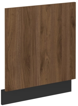 Front do zabudowy zmywarki ZM 570x596 orzech okapi/czarny mat MONZANA