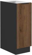 Przejdź do produktu Szafka kuchenna dolna 30 D CARGO BB orzech okapi/czarny mat MONZANA
