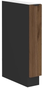 Przejdź do produktu Szafka kuchenna dolna 15 D CARGO BB orzech okapi/czarny mat MONZANA