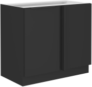 Przejdź do produktu Szafka kuchenna dolna narożna 105 ND 1F BB czarny mat SIENNA