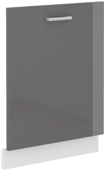 Front do zabudowy zmywarki ZM 713x596 szary połysk MONIA POŁYSK