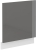 Front do zabudowy zmywarki ZM 570x596 szary połysk MONIA POŁYSK