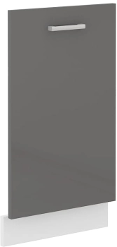 Front do zabudowy zmywarki ZM 713x446 szary połysk MONIA POŁYSK