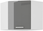 Przejdź do produktu Szafka kuchenna górna narożna 58x58 GN-60 1F szary połysk MONIA POŁYSK
