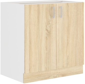 Szafka kuchenna dolna zlewowa 80 ZL 2F BB dąb sonoma SANSA SONOMA