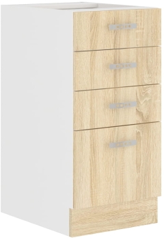 Szafka dolna szufladowa 40 D 4S BB dąb sonoma SANSA SONOMA