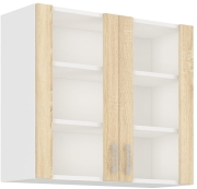 Przejdź do produktu Szafka kuchenna górna witryna 80 GS-72 2F dąb sonoma SANSA SONOMA