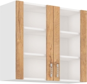 Przejdź do produktu Szafka kuchenna górna witryna 80 GS-72 2F dąb lefkas SANSA LEFKAS