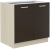 Szafka kuchenna dolna 80 D 2F BB dąb ferrara/legno ciemne CHAMONIX