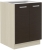 Szafka kuchenna dolna 60 D 1F BB dąb ferrara/legno ciemne CHAMONIX