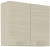Szafka kuchenna górna 80 G-72 2F dąb ferrara/legno ciemne CHAMONIX