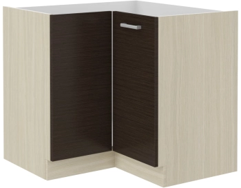 Szafka kuchenna dolna narożna 89x89 DN 1F BB dąb ferrara/legno ciemne CHAMONIX