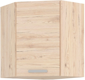 Szafka kuchenna górna narożna 58x58 GN-72 1F dąb bordeaux BORDEUX