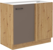 Przejdź do produktu Szafka kuchenna dolna narożna 105 ND 1F BB trufla grey BOLIWIA