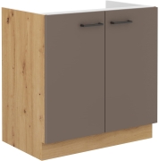 Przejdź do produktu Szafka kuchenna dolna zlewowa 80 ZL 2F BB trufla grey BOLIWIA