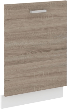 Front do zabudowy zmywarki ZM 713x596 dąb sonoma trufla/biały mat MEGAN DAVE