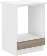 Przejdź do produktu Szafka dolna do zabudowy piekarnika 60 D GAZ ZB dąb sonoma trufla/biały mat  MEGAN DAVE