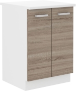 Przejdź do produktu Szafka kuchenna dolna 60 D 2F ZB dąb sonoma trufla/biały mat MEGAN DAVE