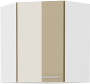 Przejdź do produktu Szafka kuchenna górna narożna 60x60 GN-72 1F (45*)cappuccino połysk LAURA CAPPUCCINO