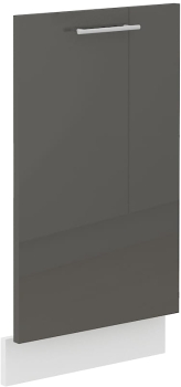 Front do zabudowy zmywarki ZM 713x446 szary połysk LARA GREY