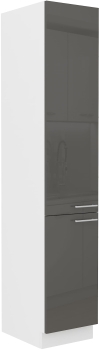 Słupek kuchenny 40 DK-210 2F szary połysk LARA GREY