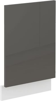 Front do zabudowy zmywarki ZM 570x446 szary połysk LARA GREY