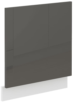 Front do zabudowy zmywarki ZM 570x596 szary połysk LARA GREY