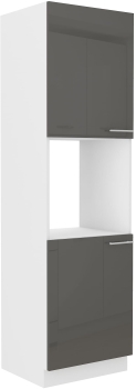Słupek kuchenny 60 DP-210 2F szary połysk LARA GREY
