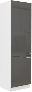 Słupek kuchenny 60 DK-210 2F szary połysk LARA GREY