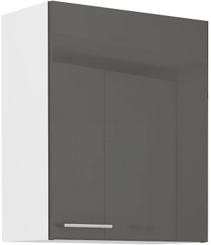 Szafka kuchenna górna 60 G-72 2F szary połysk LARA GREY