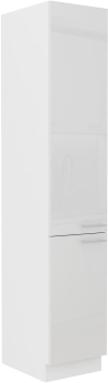 Słupek kuchenny 40 DK-210 2F biały połysk LARA WHITE