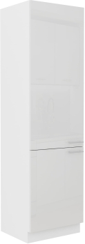 Słupek kuchenny 60 DK-210 2F biały połysk LARA WHITE
