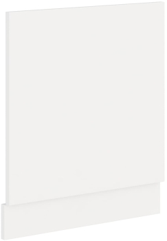Front do zabudowy zmywarki ZM 570x596 biały mat WHITE MAT