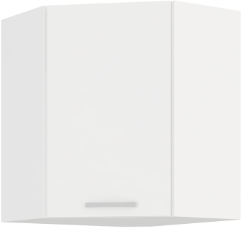 Szafka kuchenna górna narożna 58x58 GN-72 1F biały mat WHITE MAT