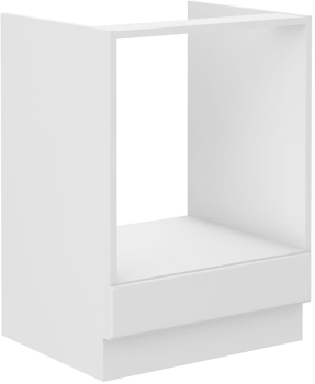 Szafka dolna do zabudowy piekarnika 60 D GAZ BB biały mat  ECO WHITE