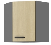 Przejdź do produktu Szafka kuchenna górna narożna 60x60 GN-72 1F (45*) jodełka scandi/antracyt SANDI/ANT