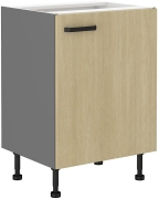 Przejdź do produktu Szafka kuchenna dolna 60 D 1F BB jodełka scandi/antracyt SANDI/ANT