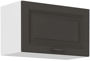 Szafka kuchenna górna 60 GU-36 1F grafit/biały mat KLEO GRMAT/WH