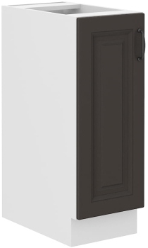 Szafka kuchenna dolna 30 D CARGO BB grafit/biały mat KLEO GRMAT/WH