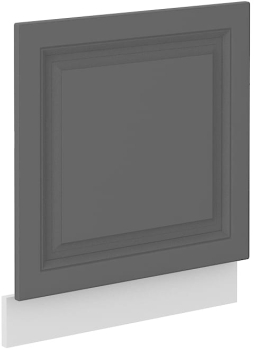 Front do zabudowy zmywarki ZM 570x596 ciemno szary/biały mat KLEO DUSTGREY/WH